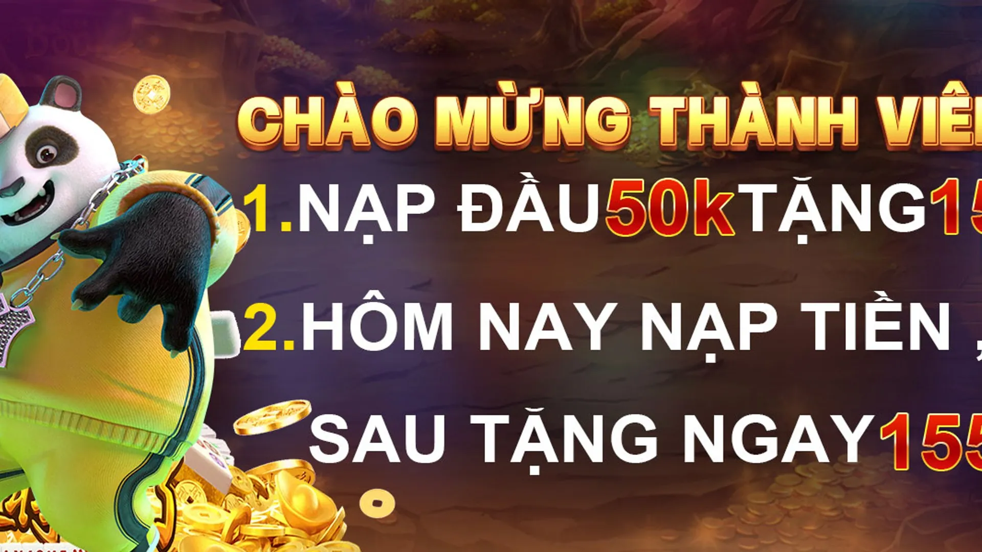 Banner khuyến mãi độc quyền 123win.com